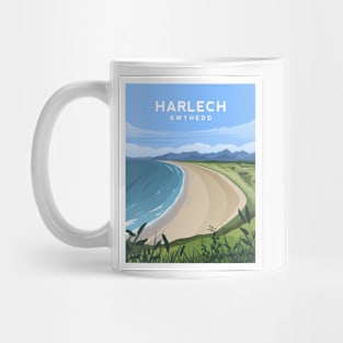 Harlech Beach, Gwynedd North Wales Mug